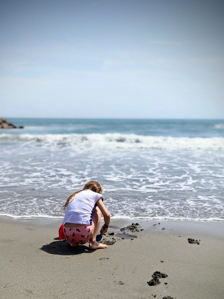 Sur la plage des Saintes-Maries de la Mer