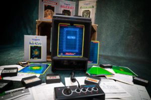 Vectrex - intro panel by Pierre 'Cyborg Jeff' MARTIN.