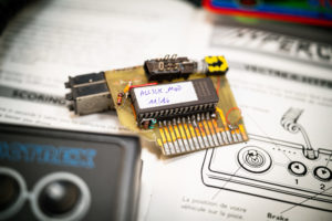 Vectrex Multigame Card by Pierre 'Cyborg Jeff' MARTIN.