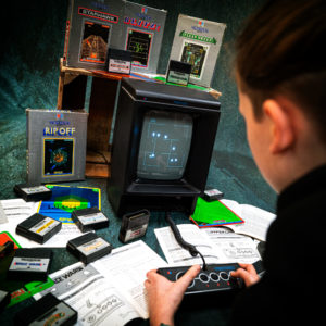 Berzerk - Vectrex (GCE, Stern Electronics, 1982) by Pierre 'Cyborg Jeff' MARTIN.