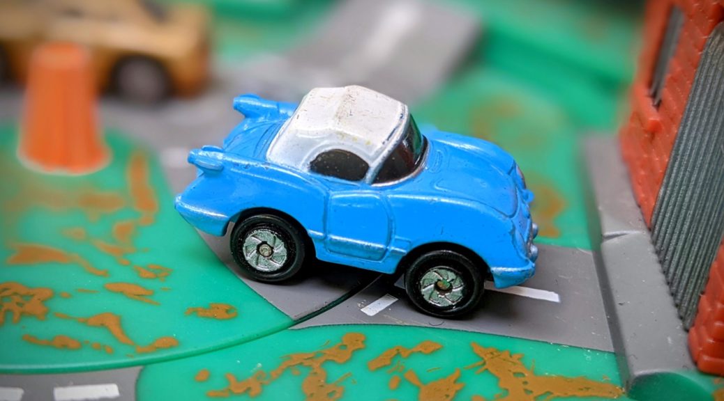 Chevrolet '55 Corvette Coupé - US Collection #3 - Galoob Micro Machines, 1988