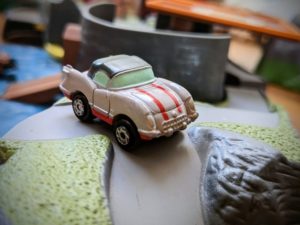 Chevrolet '55 Corvette Coupé - US Classics Collection #3 - Galoob Micro Machines, 1989