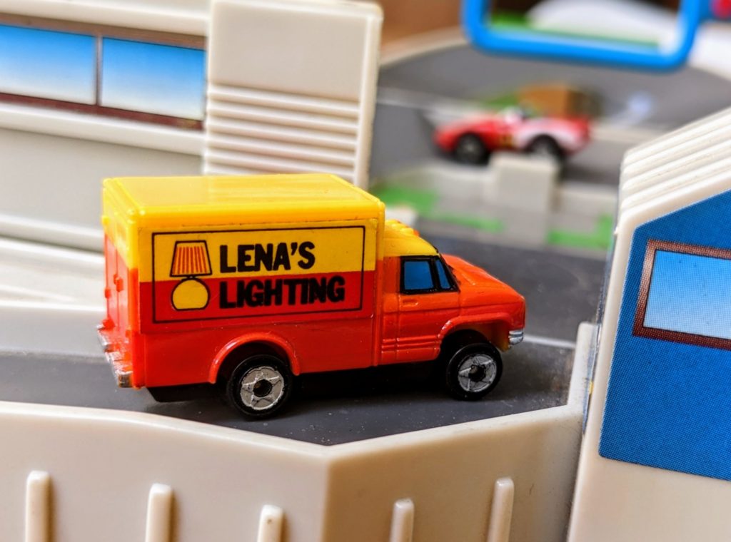 Ford Box Van - Micro Lights #10 - Galoob Micro Machines, 1989