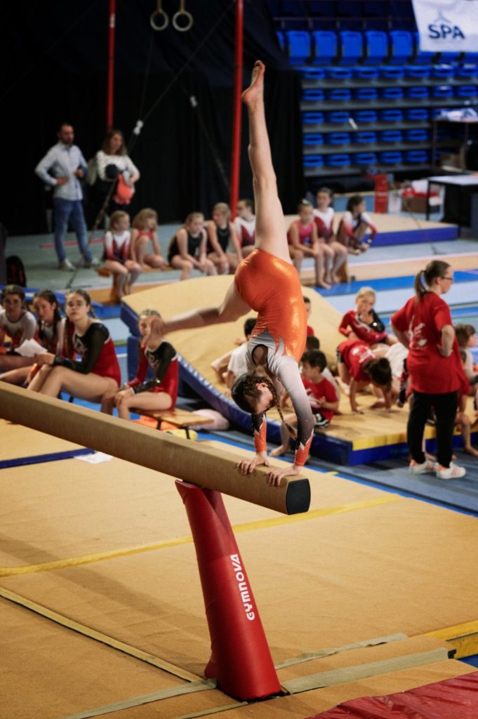 Quelques clichés de la compet' de Gymnastique de Juliette et Rose #evolutiongymclub de ce WE à Pepinster. La première de Rose !