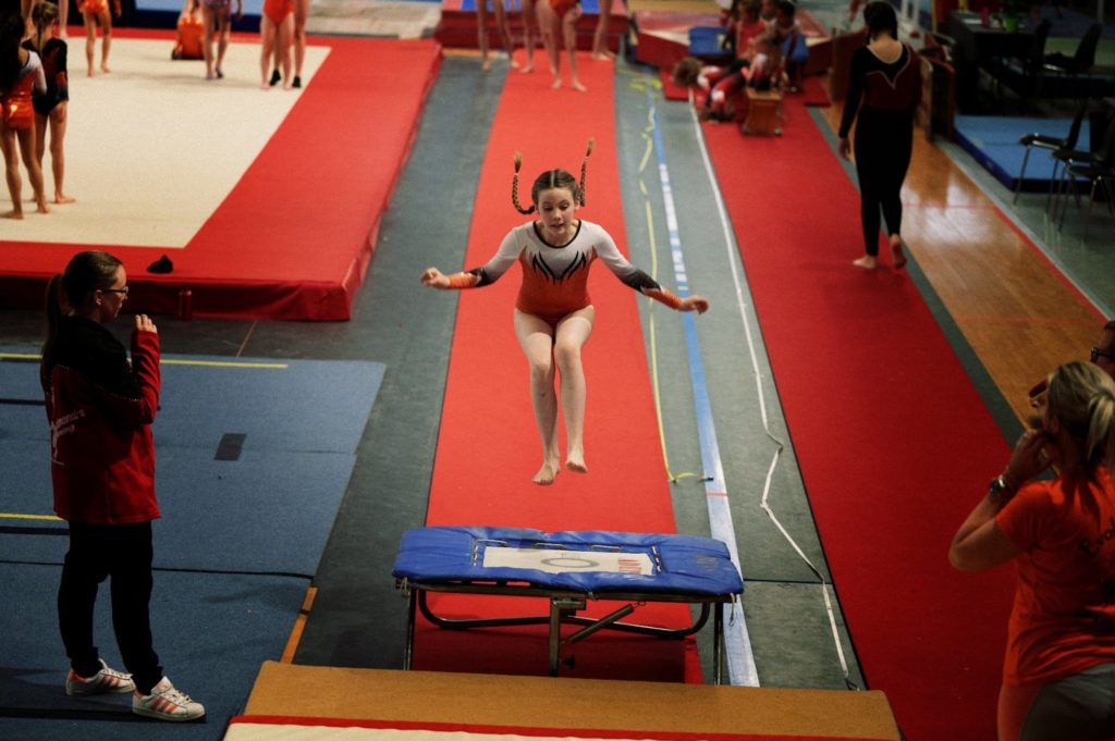 Quelques clichés de la compet' de Gymnastique de Juliette et Rose #evolutiongymclub de ce WE à Pepinster. La première de Rose !