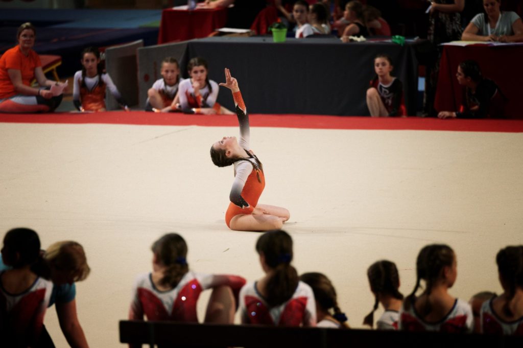Quelques clichés de la compet' de Gymnastique de Juliette et Rose #evolutiongymclub de ce WE à Pepinster. La première de Rose !