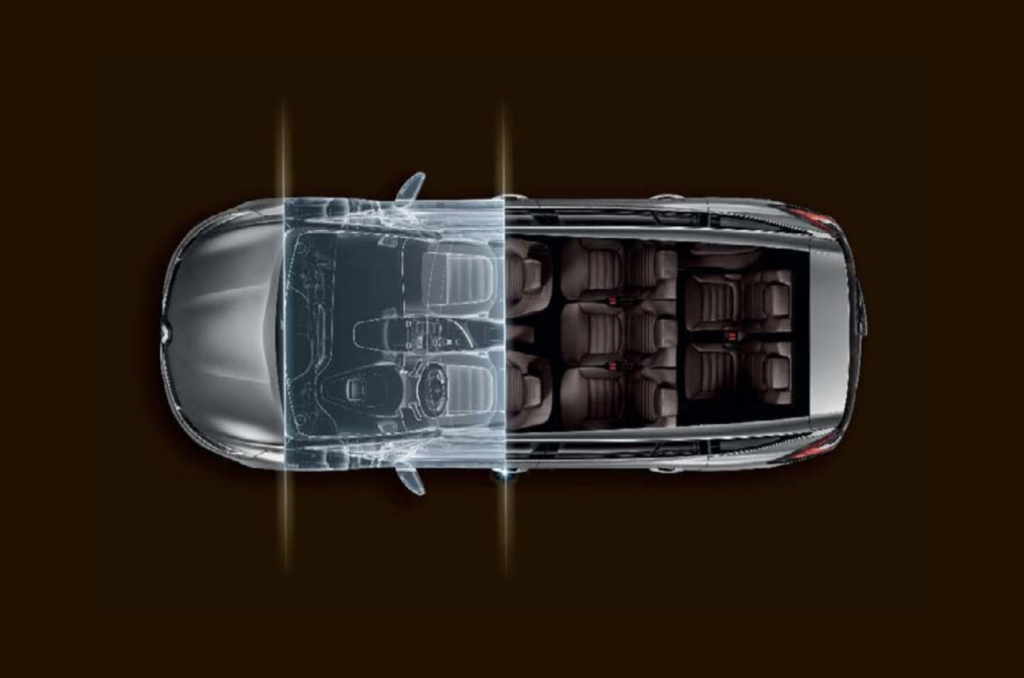 L'intérieur du Renault Espace en mode 7 places - 247L de coffre