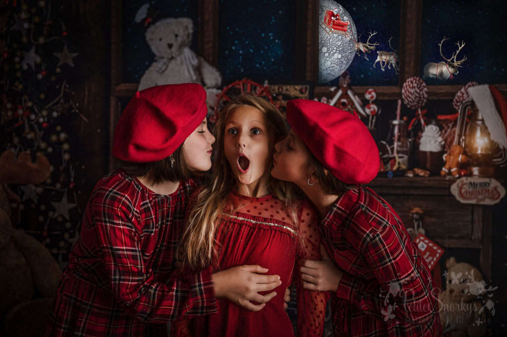 Shooting Photo avec le Père Noël - Petite Snorkys 2022 - Liège Esneux