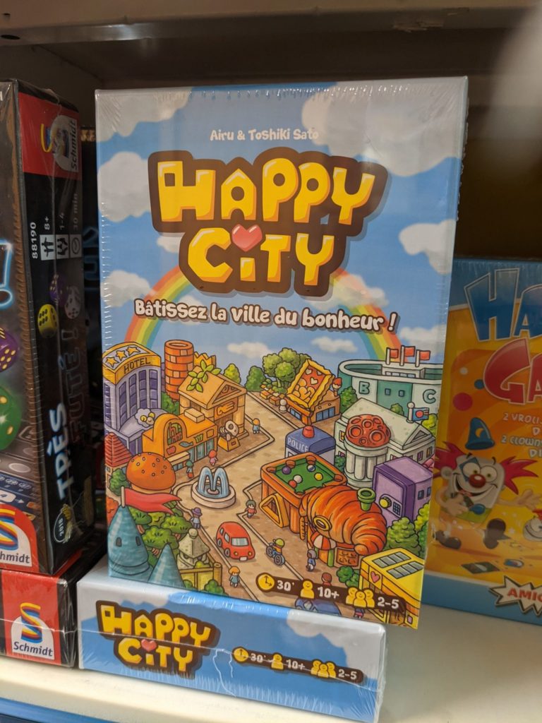 Le jeu de société Happy City