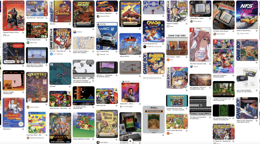 Games I play in 2022