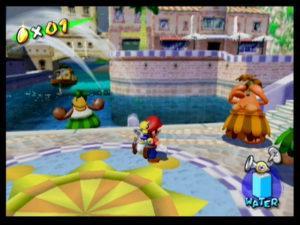 Super Mario Shunshine - GC (Nintendo, 2002)