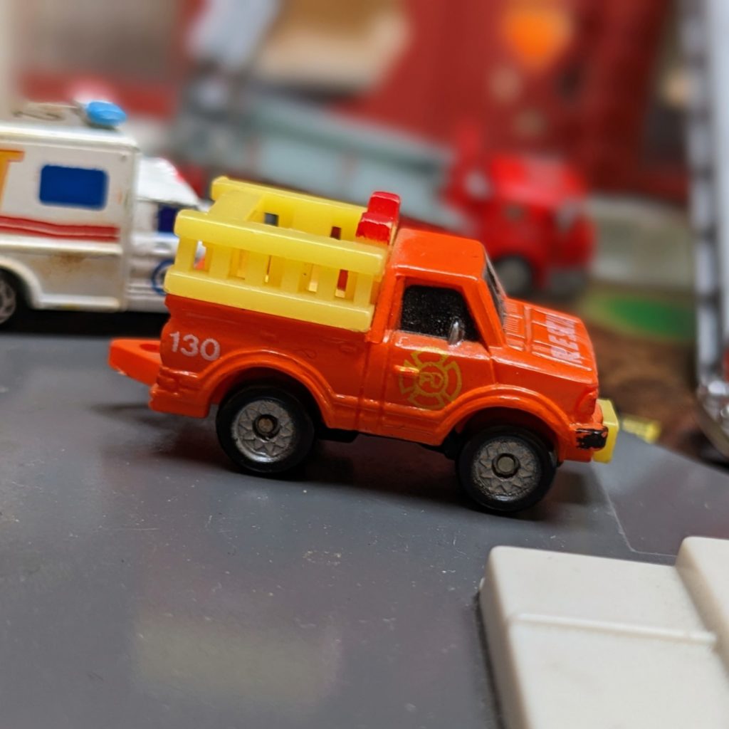 Datsun Rescue Truck- The City Service Collection #7 - Micro Machines, 1988