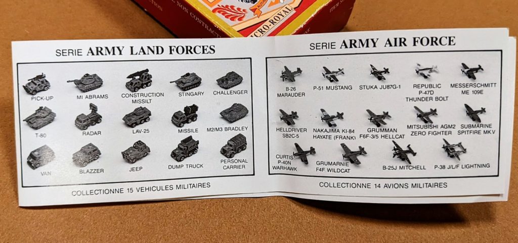 Miny's, une série de clones Micro Machines belge