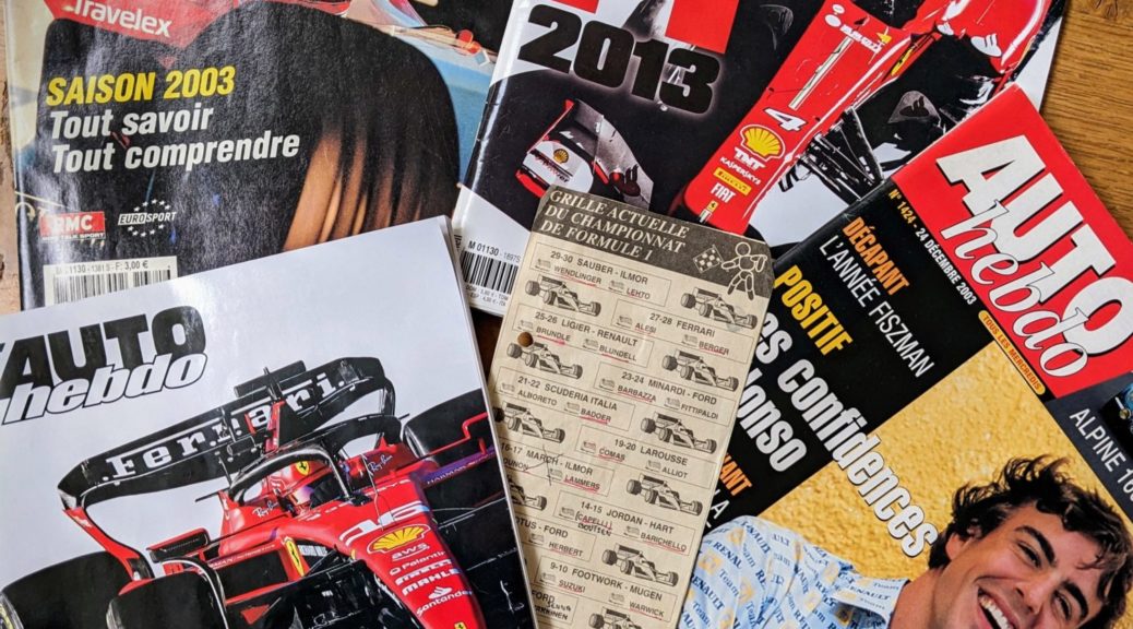 Les F1 2023, 2013, 2003... et 1993