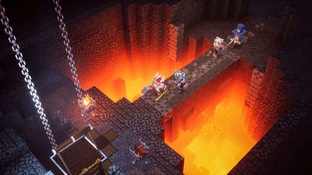 Minecraft Dungeon - PS4/PS5 (Mojang AB - Microsoft Japan - Double Eleven Limited, 2020)