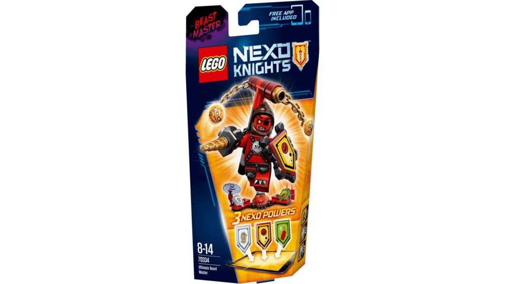 (70334) Un LEGO Nexo Knights, le maitre des bêtes que lui a offert son ami Owen... Visiblement un CrossMedia qui devrait pouvoir intéragir avec un jeu ou un app sur smartphone... -- Avril 2016