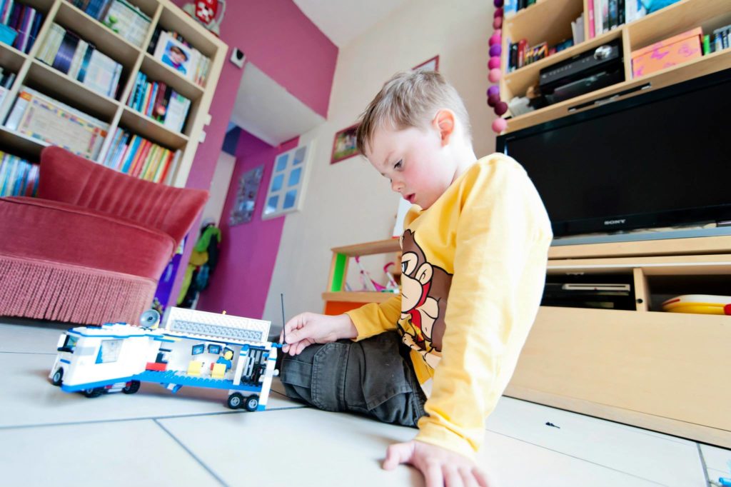 Un camion de police pour ton anniversaire ! -- Avril 2014