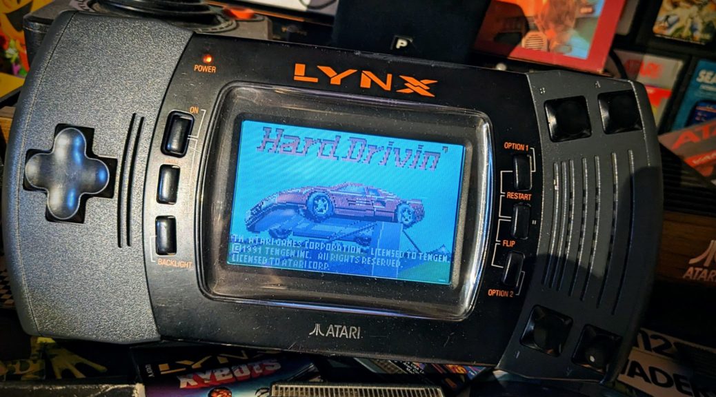 Le portage de Hard Drivin' sur l'Atari Lynx