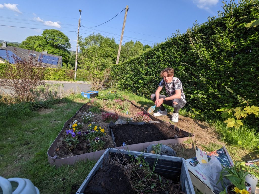 Charly et son projet Potager