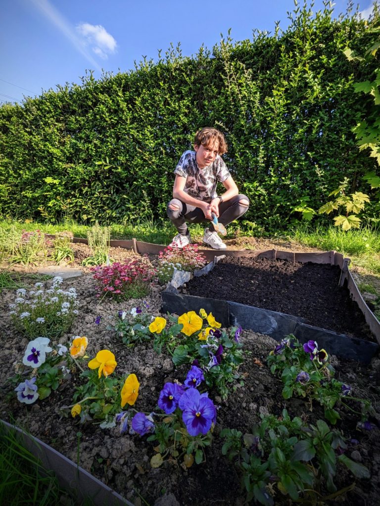 Charly et son projet Potager
