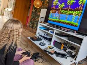 On a ressorti la Mega Drive pour les vacances !