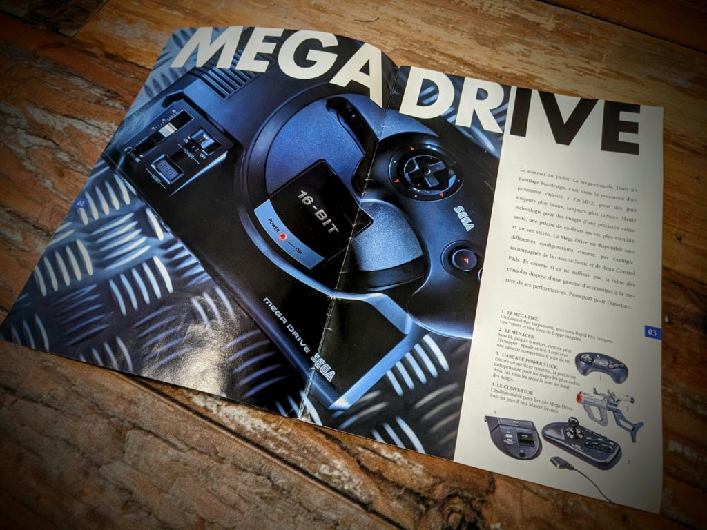 Extrait du Catalogue Promo SEGA Megadrive