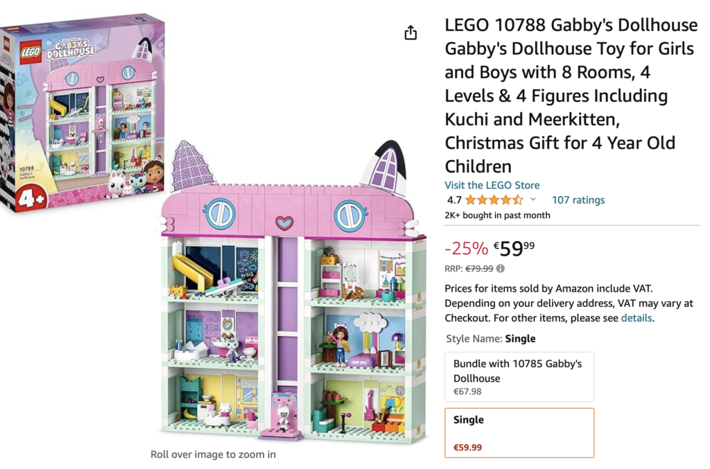 La maison Gabby Chat en LEGO... c'est quand même pas le truc le plus joli qui soit, même si elle en parle depuis l'année dernière !