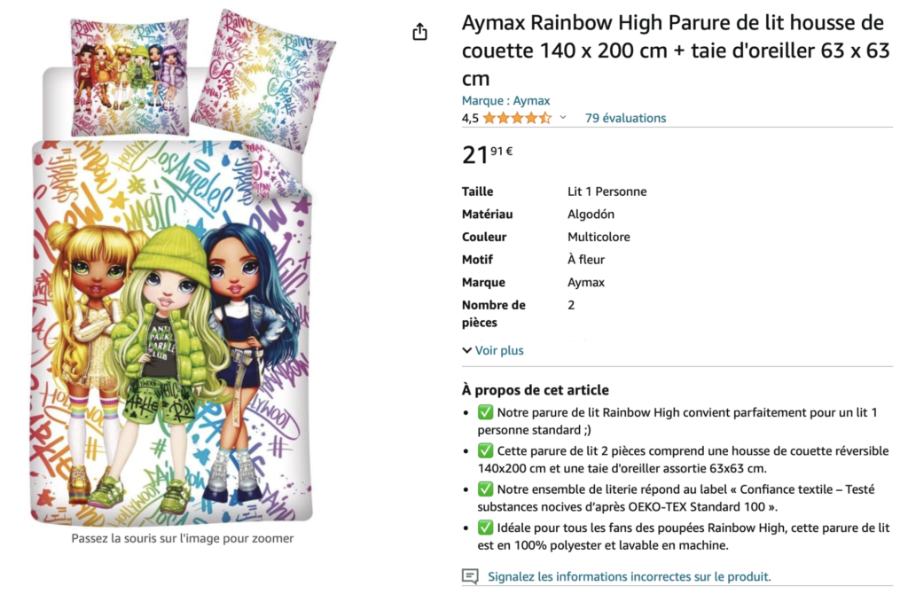 Couette Rainbow High