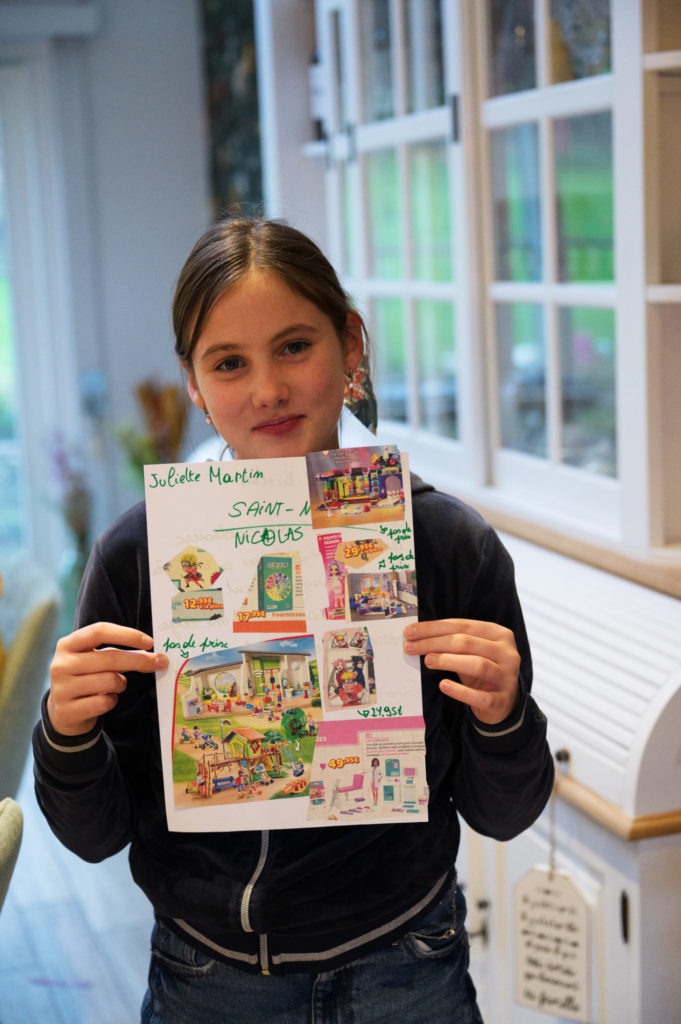La lettre à Saint Nicolas de Juliette
