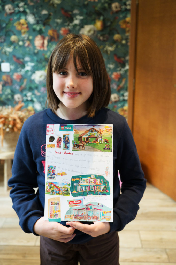 La lettre à Saint Nicolas d'Alice
