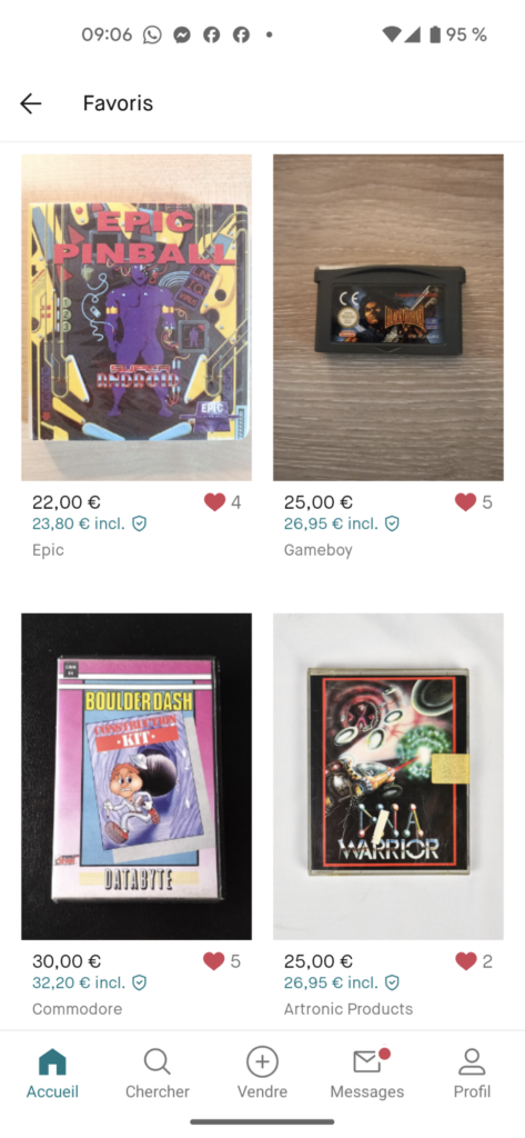 Epic Pinball, DNA Warrior, Boudler Dash,...