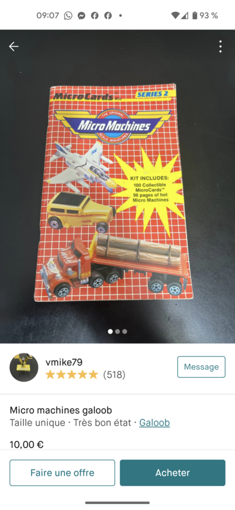 L'album Micro Machine