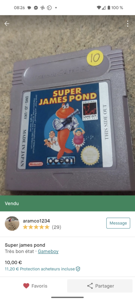 Super James Pond - Game Boy