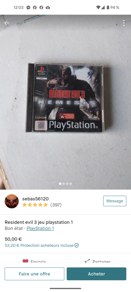 Vinted - Resident Evil 3