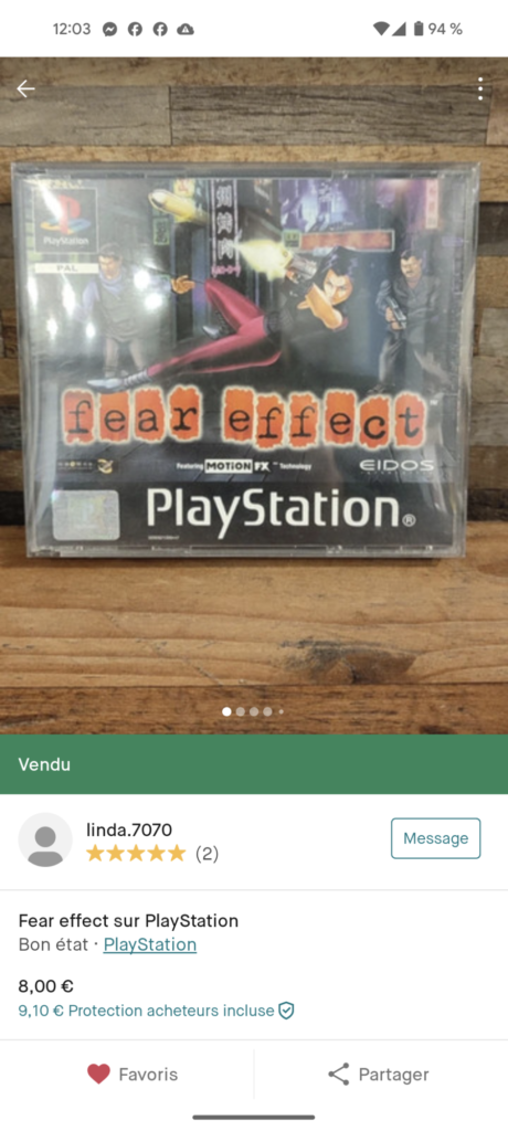 Vinted - Fear Effect