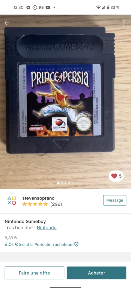 Prince of Persia - GBC