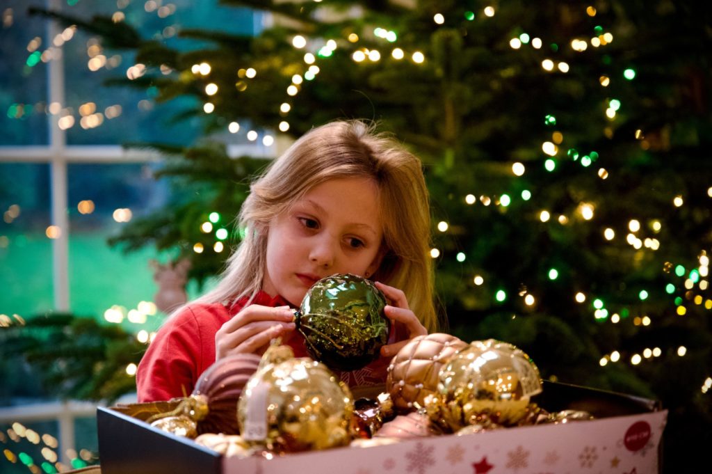 On installe le sapin de Noël en famille, 2023