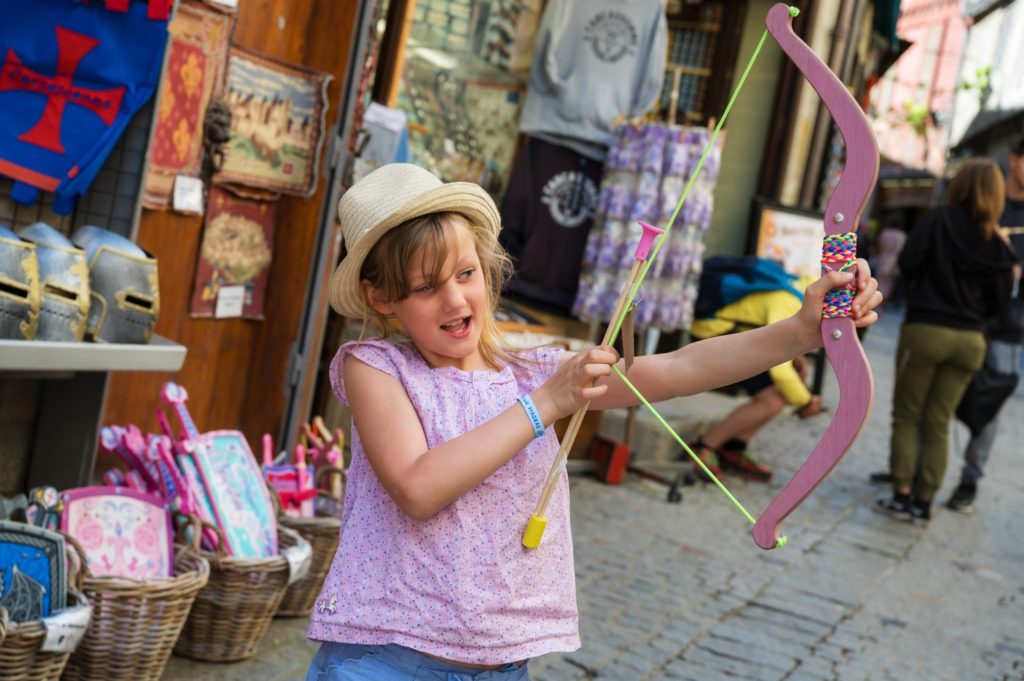 Mon arc-à-flèche à Carcassone