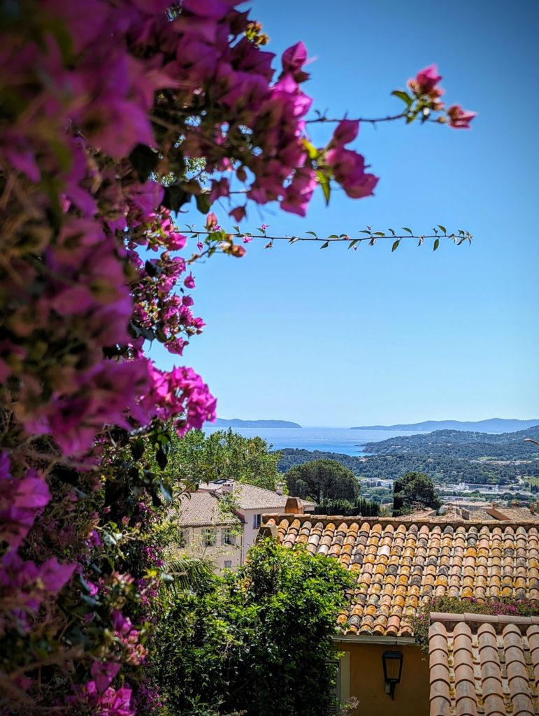 Mardi, dernière journée dans le sud, j'ai programmé une belle excursion qui nous amène tout d'abord dans le joli village de Bormes-Les-Mimosas sur les hauteurs de bords de Méditerranée.