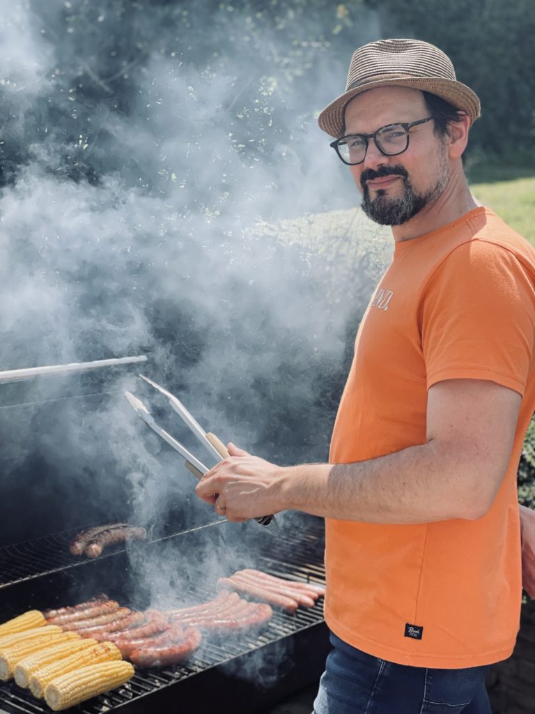 Enfin du soleil, un petit barbecue pour la Fête des Pères