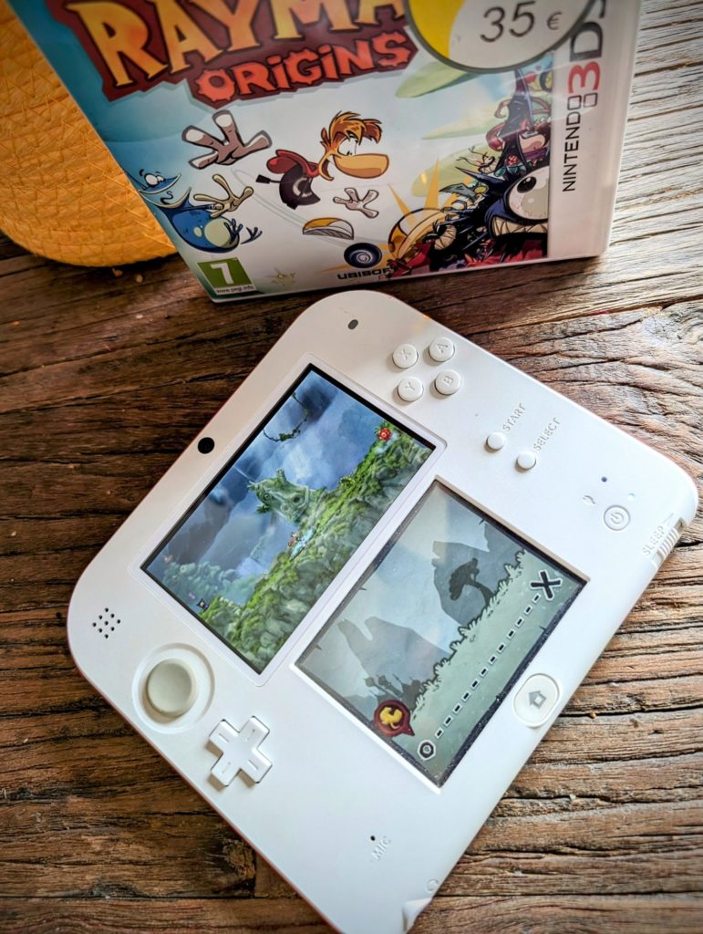 Aujourd'hui, on teste le portage de Rayman Origins version 3DS sur notre Nintendo 2DS !