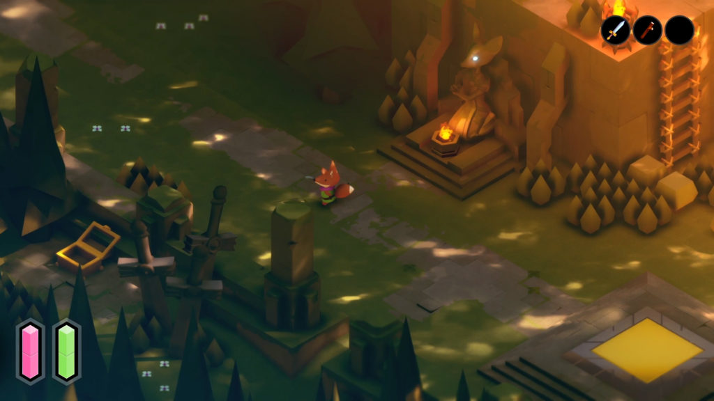 La forêt de l'est, Tunic (Finji LLC, Isometricorp Games, 2022)