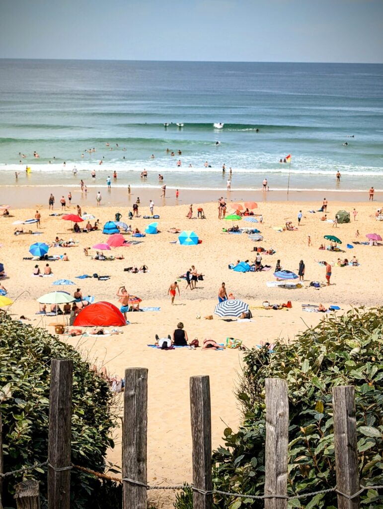 Sortie à Biscarrosse plage.