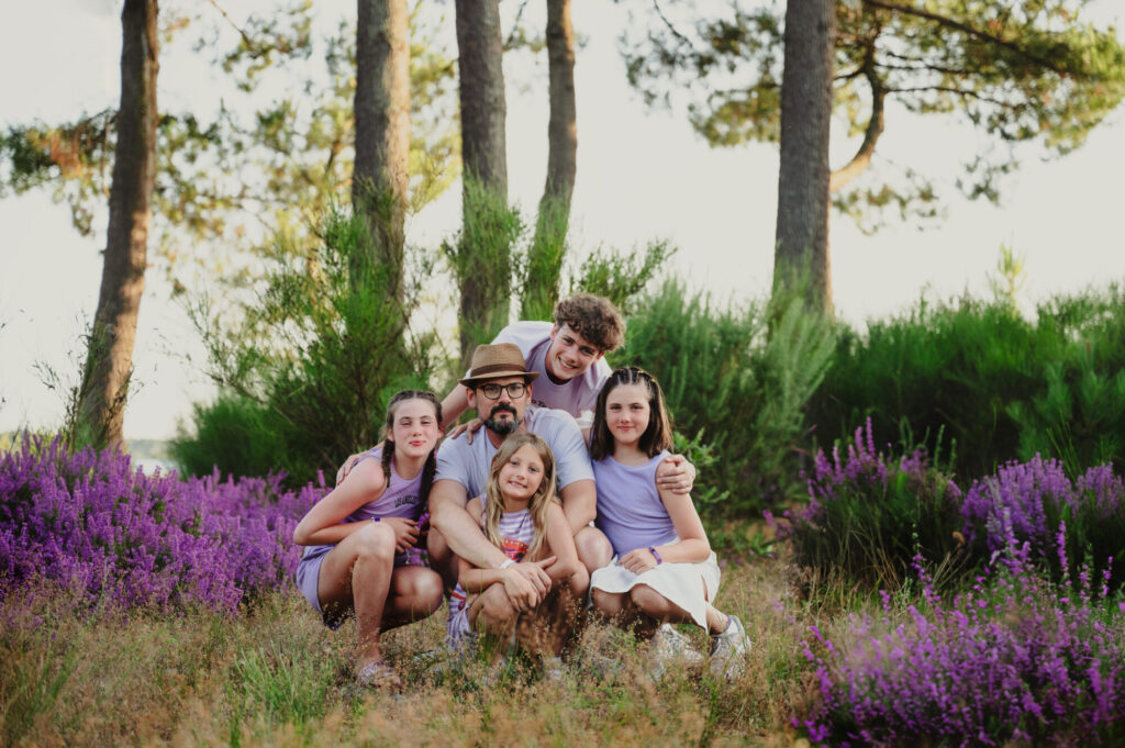 Shooting photo dans les landes en familles avec Petite Snorkys Photography