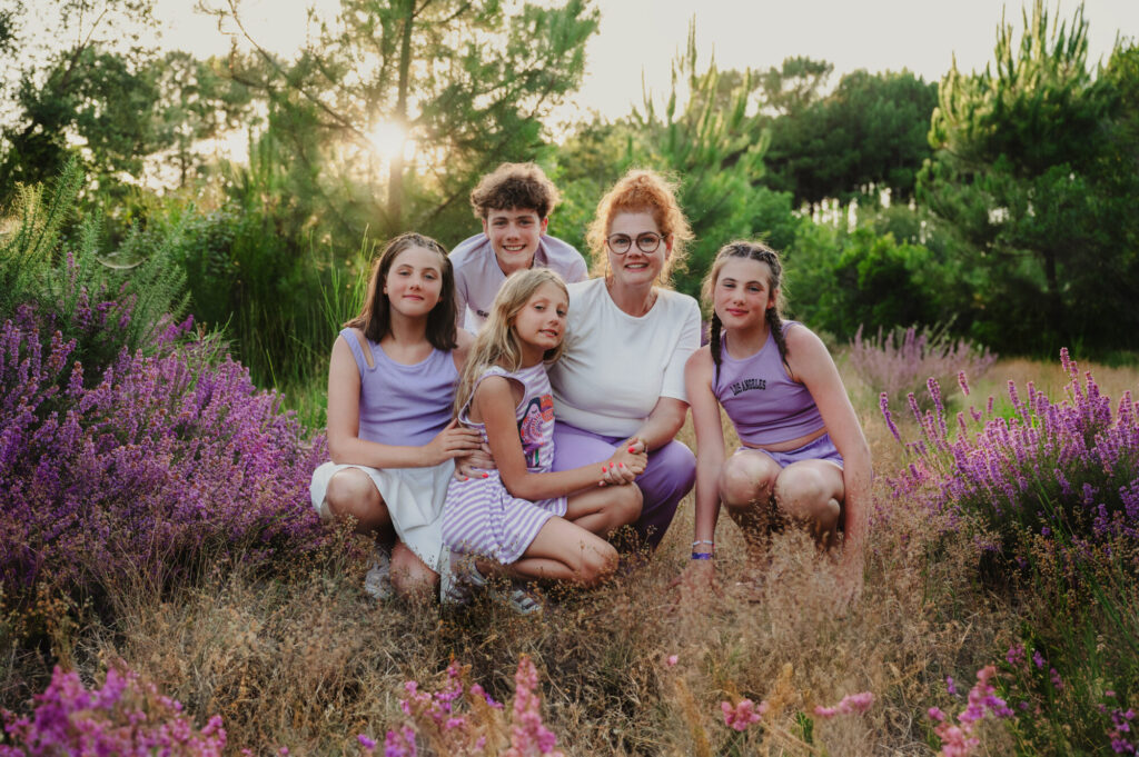 Shooting photo dans les landes en familles avec Petite Snorkys Photography
