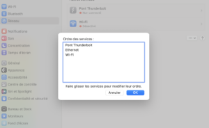 Quand la connexion virtuelle Thunderbolt bloque l’accès à Internet