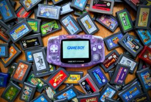 Jouons à la Game Boy Advanced © Les Mondes de Cyborg Jeff, 2024