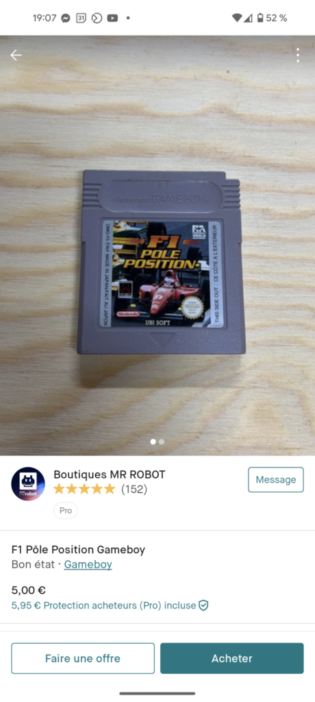 F1 Pole Position - GB