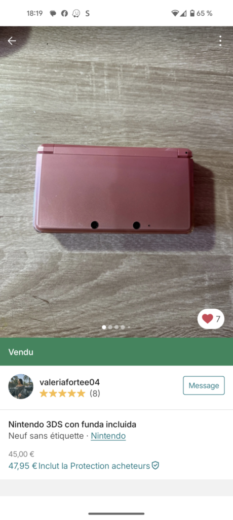 Nintendo 3DS rose - Vinted