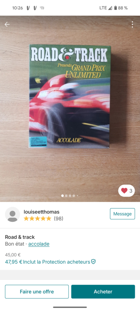 vinted - F1 Unlimited